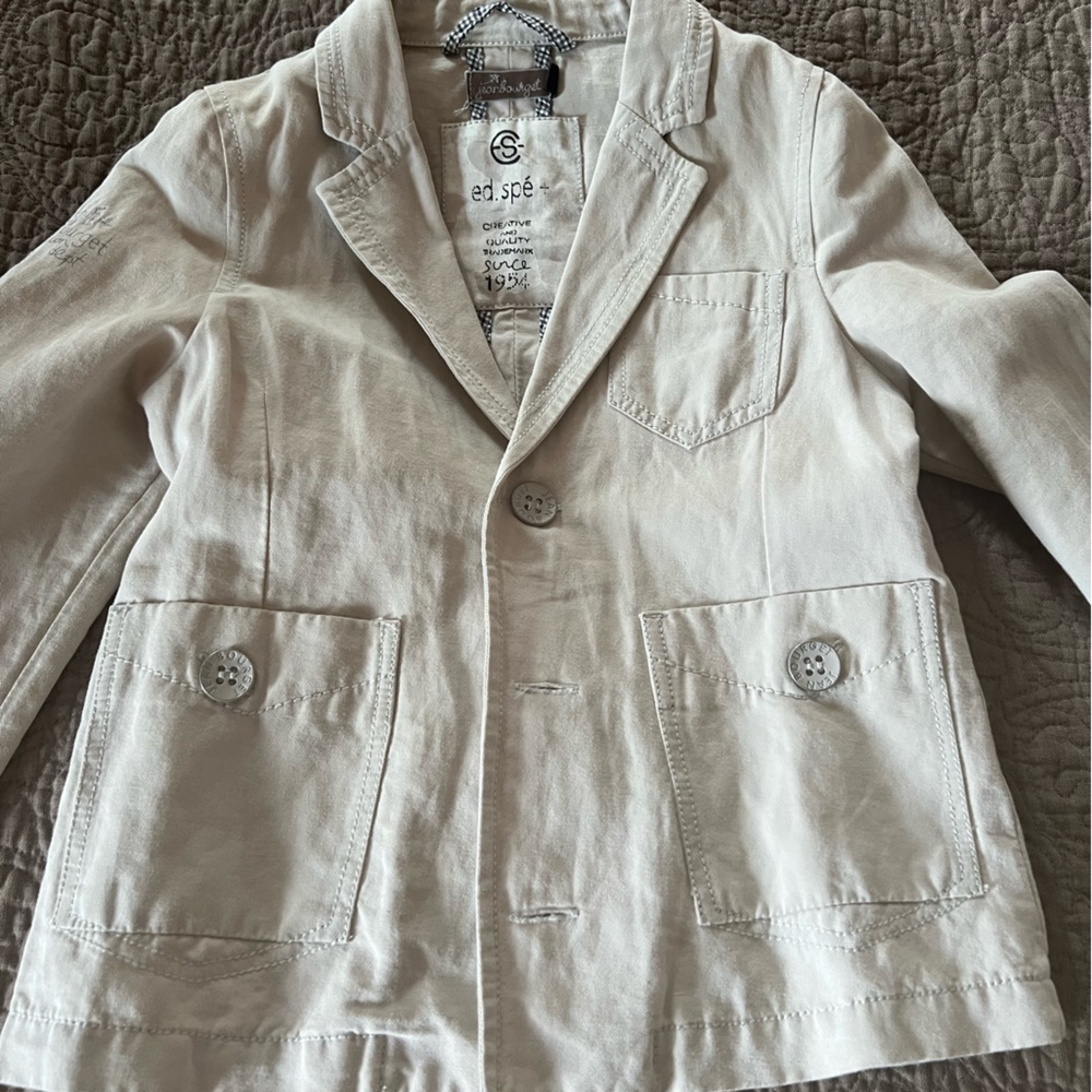 Super trendy dress khaki blazer